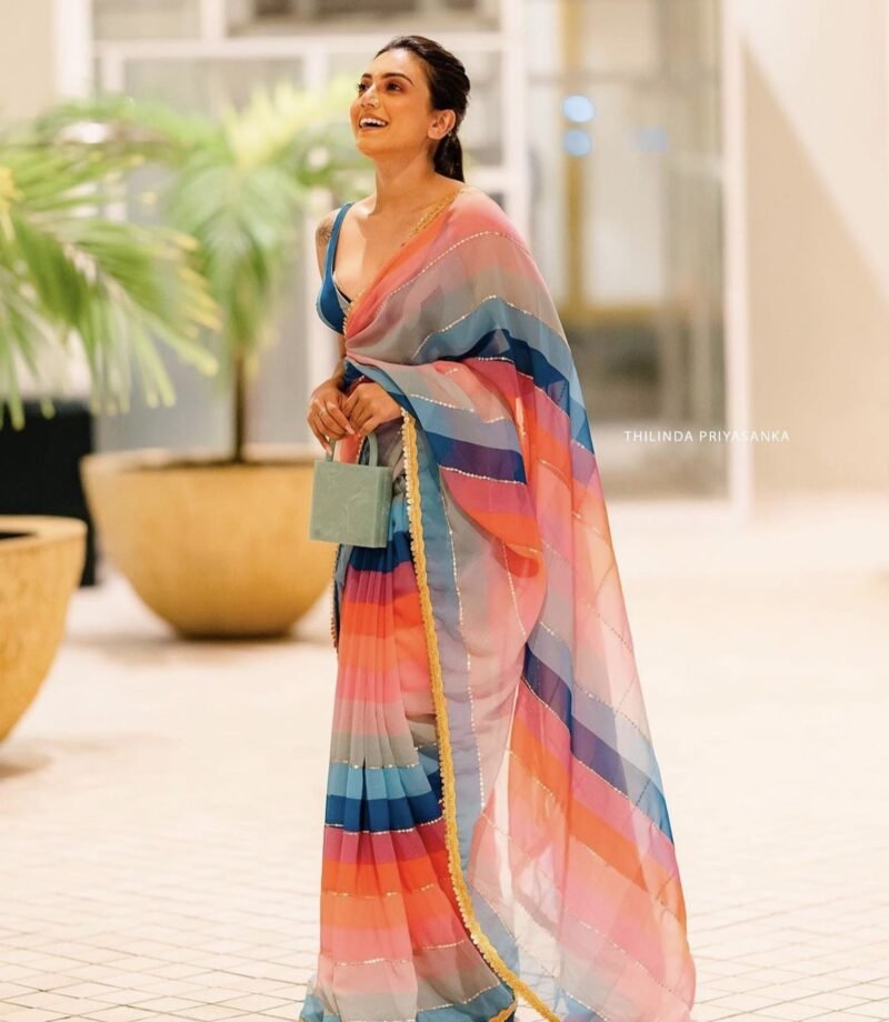 Rainbow Saree Adithri Sarees