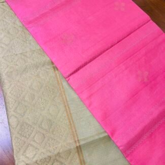 Pastel Pink Soft Silk Saree