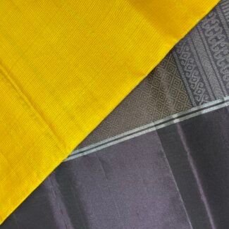 Mustard Soft Silk Saree