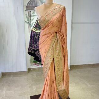 Fancy embroidery- Orange