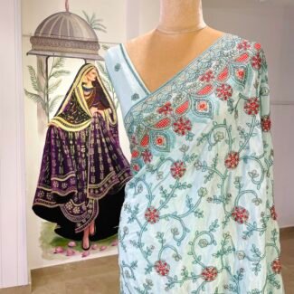 Fancy chiffon - Blue