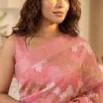 Dusky Rose - Organza Saree