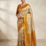 Mustard Gold Banarasi -  Art Silk Saree