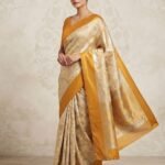 Mustard Gold Banarasi Zari - Brocade Silk Saree