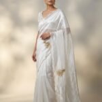 White Shimmer - Organza Saree